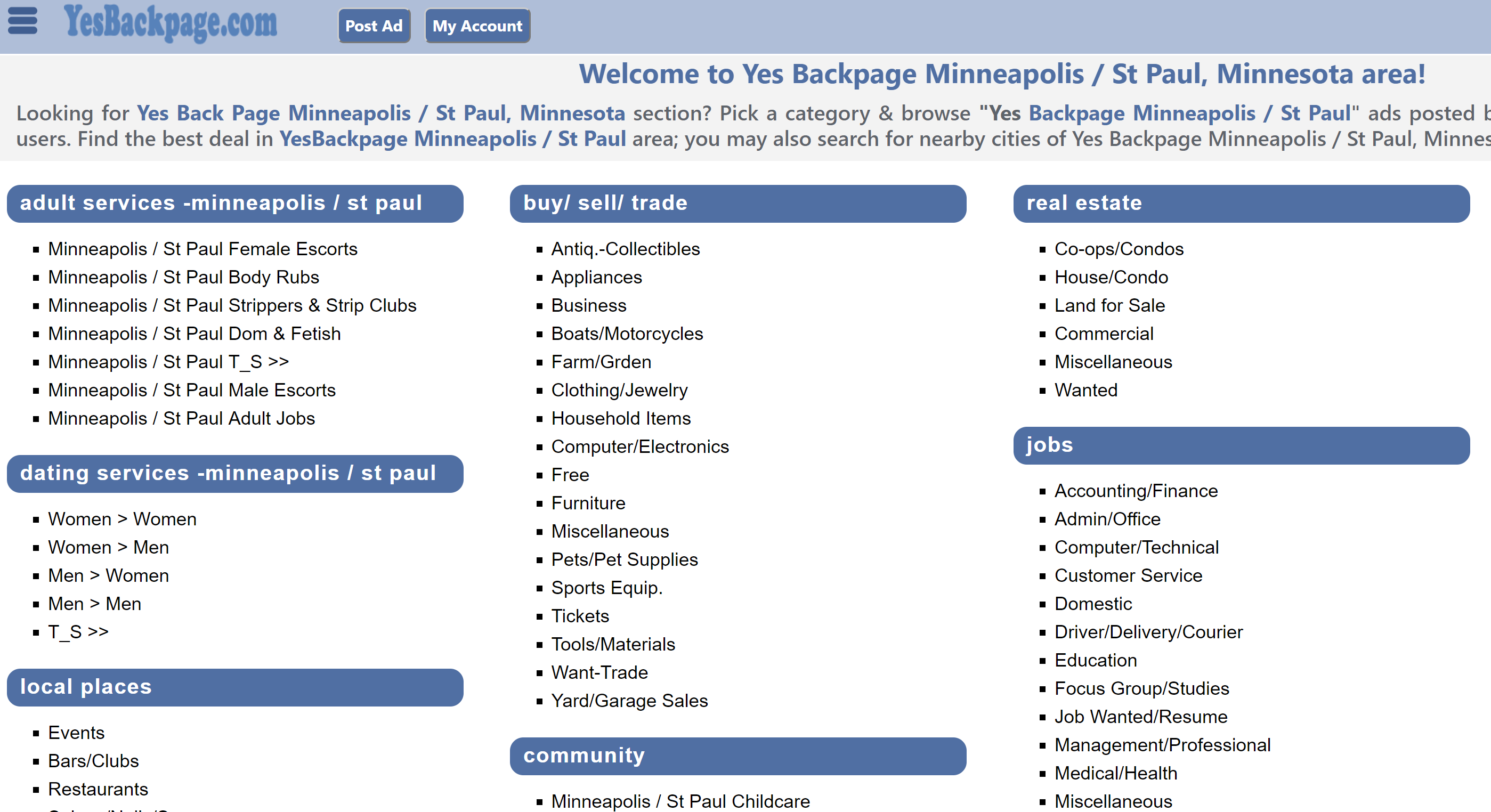 50 Backpage Alternatives RANKED, Sorted By Your Votes And Tested By Us.